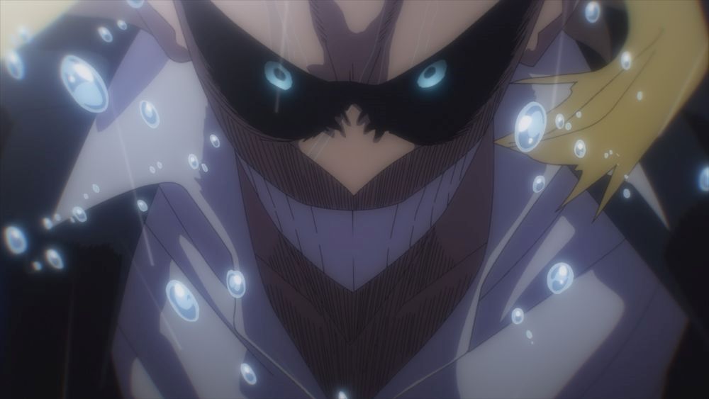 『僕のヒーローアカデミア』第7期第19話(通算157話)『I AM HERE』AFOに不敵な笑みを浮かべるオールマイト