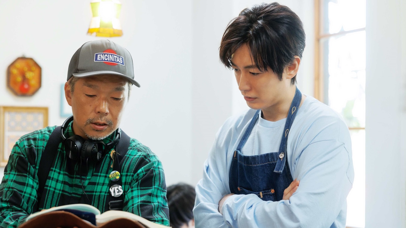 横尾初喜監督とディーン・フジオカの写真