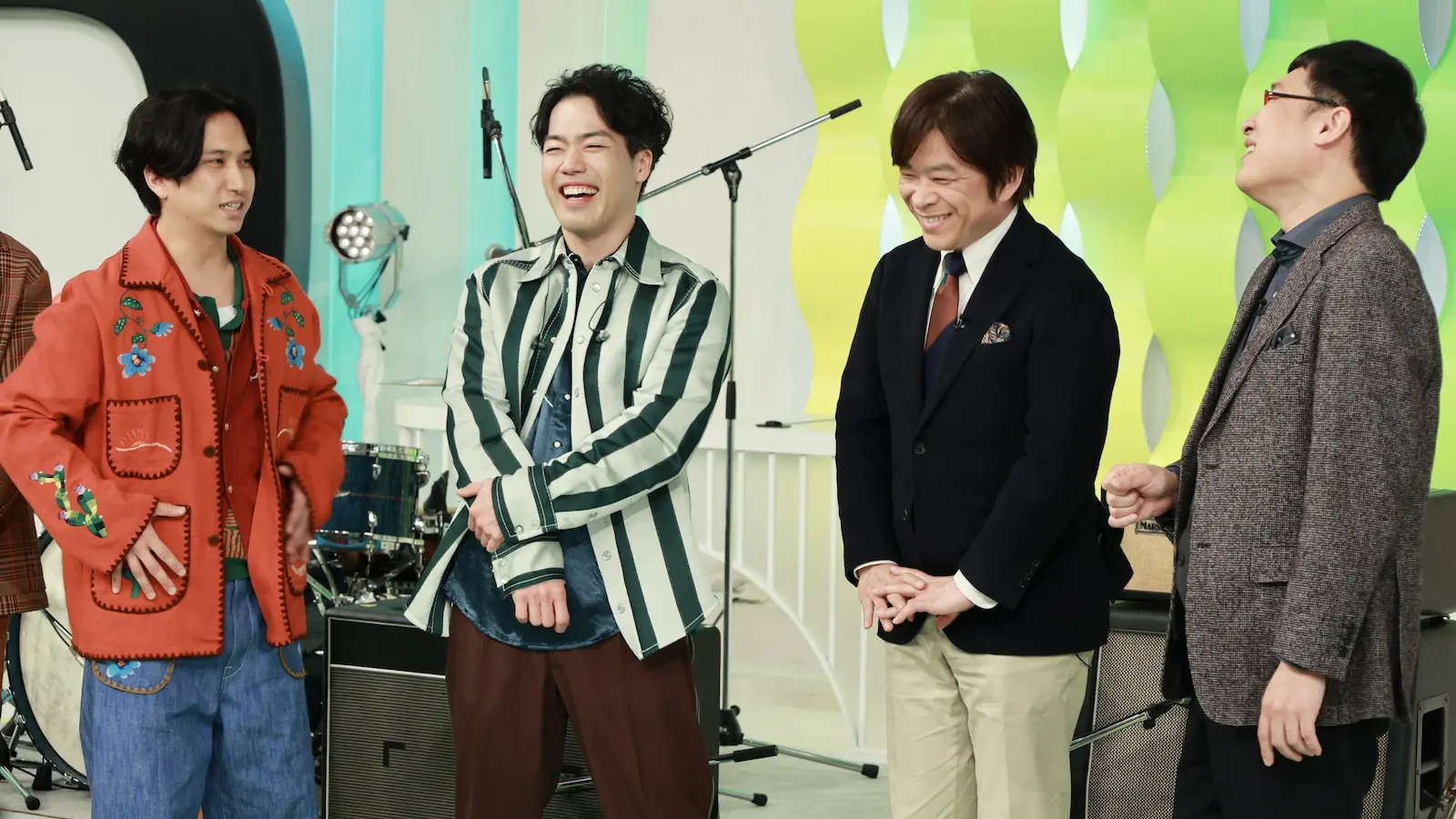 マカロニえんぴつ、山里亮太、武田真一の写真