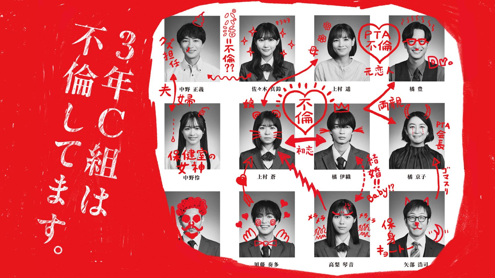 『3年C組は不倫してます。』のポスター写真