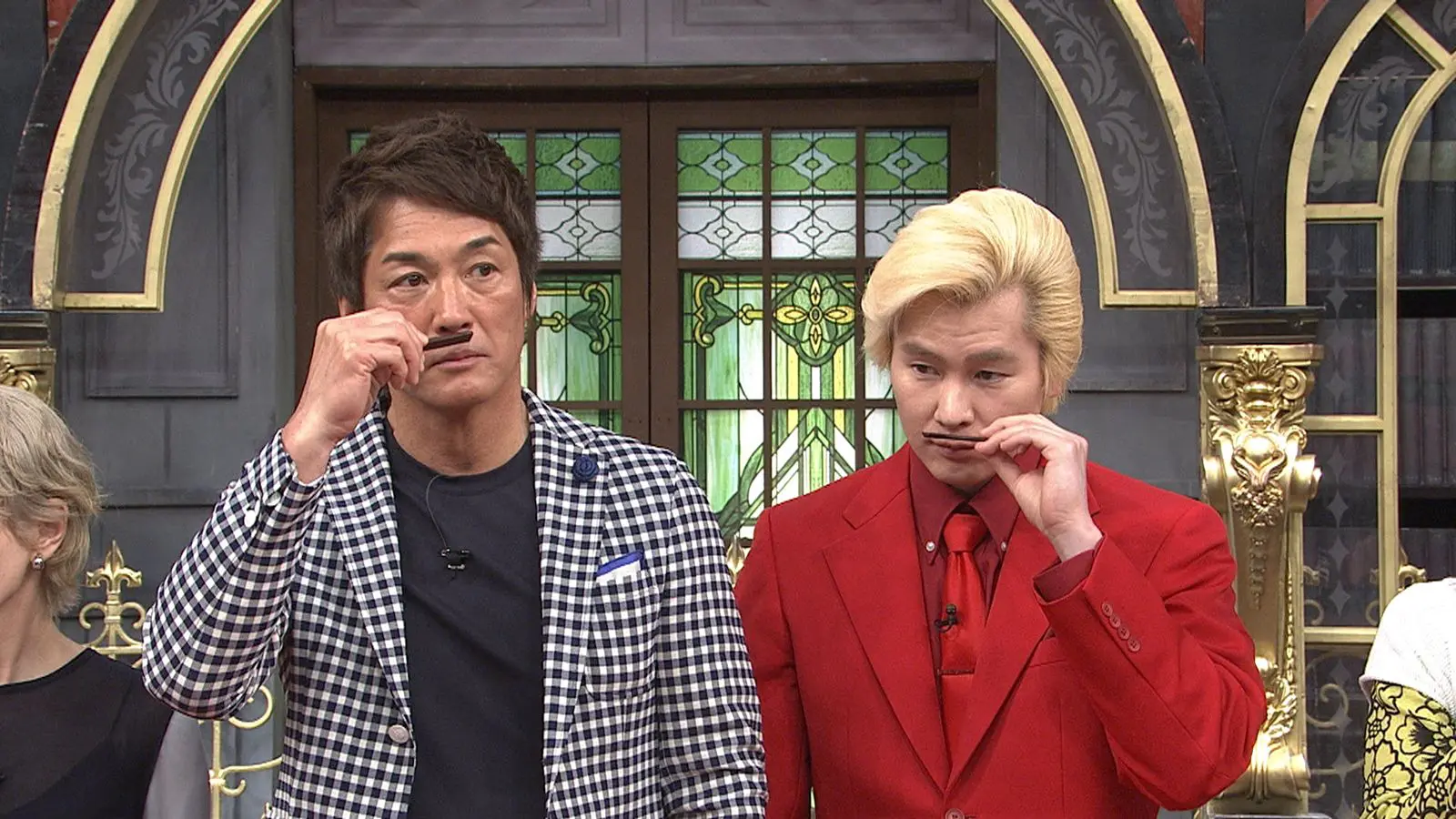 長嶋一茂とメイプル超合金・カズレーザーの写真