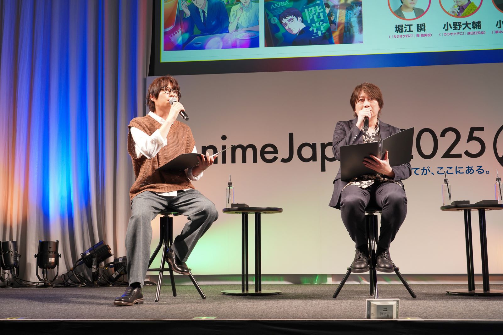堀江瞬さん、小野大輔さん写真
