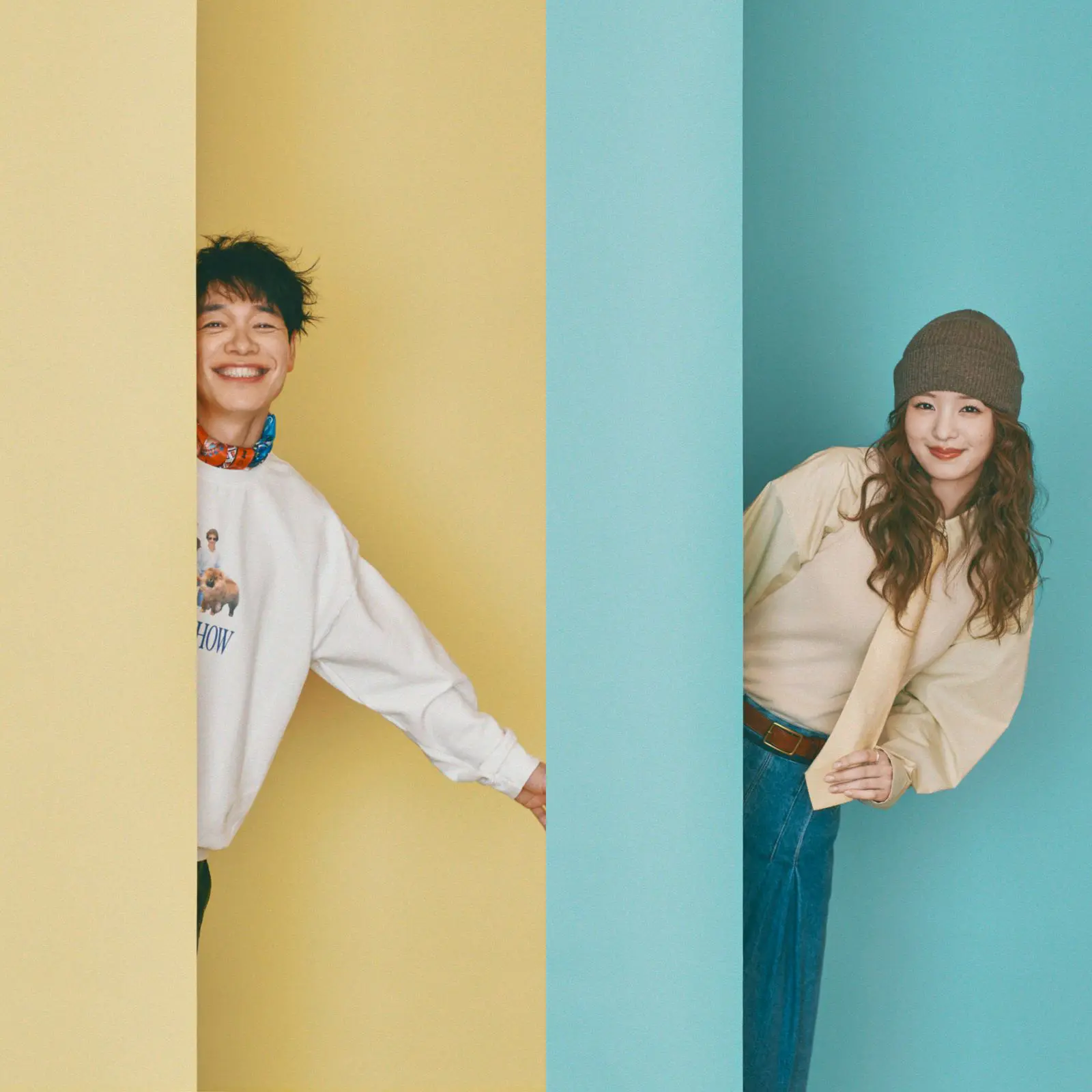 川島明、横田真悠さん写真