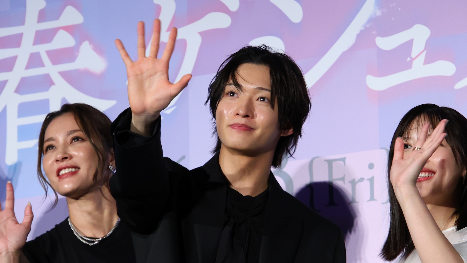 映画『青春ゲシュタルト崩壊』の完成披露試写会に出席した佐藤新（IMP.）