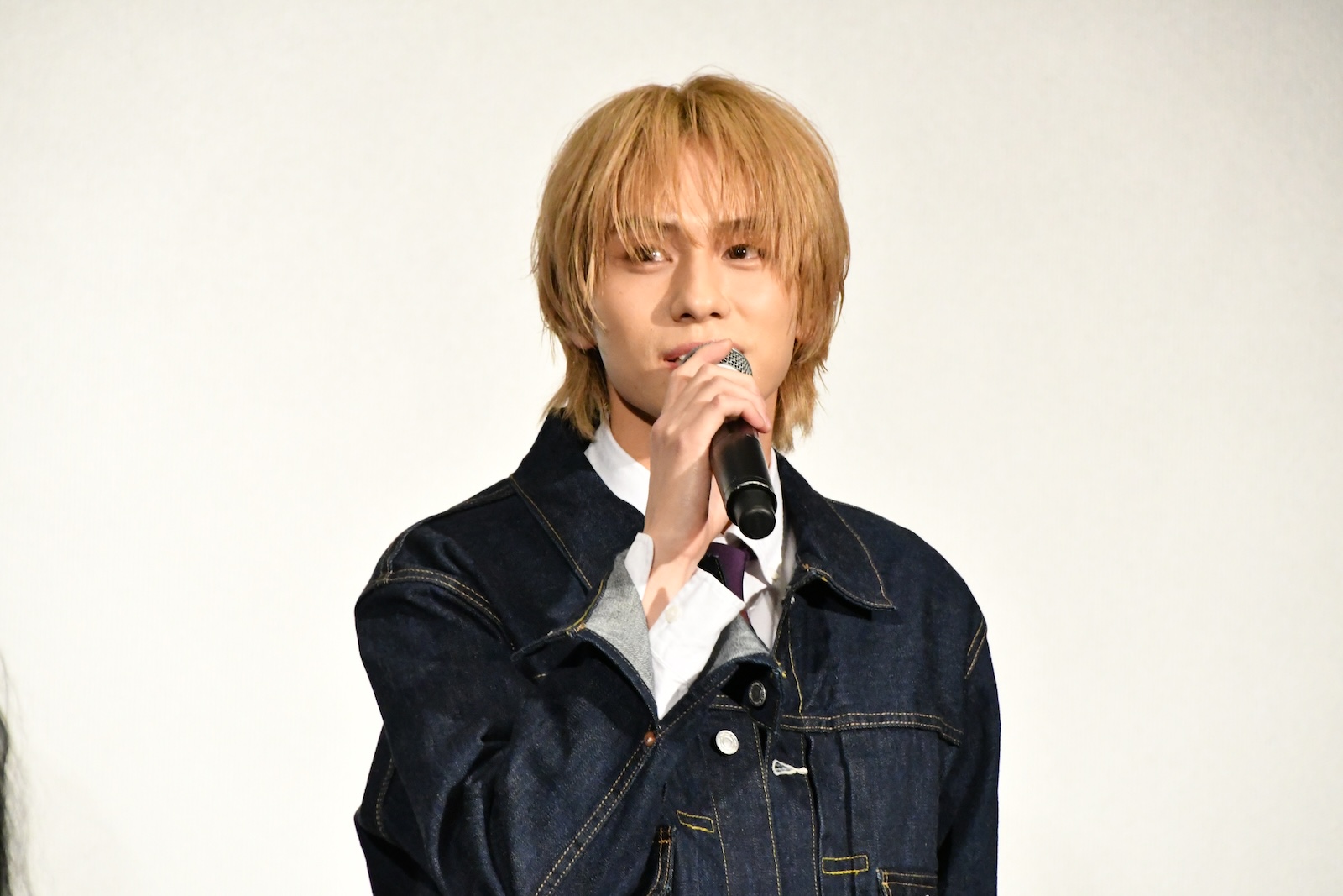 映画『見える子ちゃん』の公開記念舞台挨拶に登壇した山下幸輝